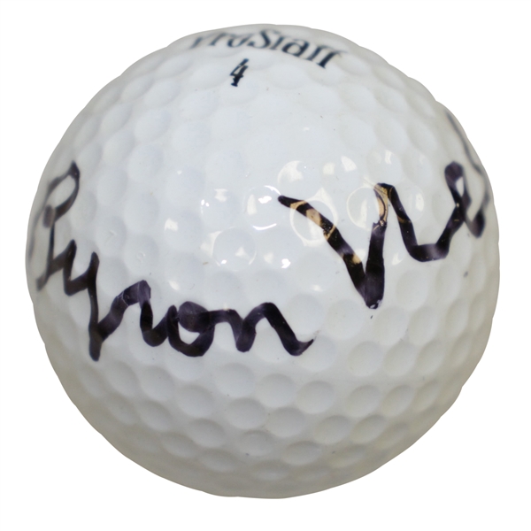Byron Nelson Signed Wilson Pro Staff Logo Golf Ball JSA ALOA