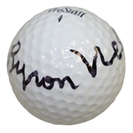 Byron Nelson Signed Wilson Pro Staff Logo Golf Ball JSA ALOA