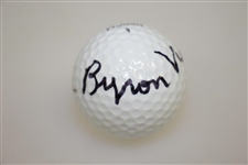 Byron Nelson Signed Wilson Pro Staff Logo Golf Ball JSA ALOA