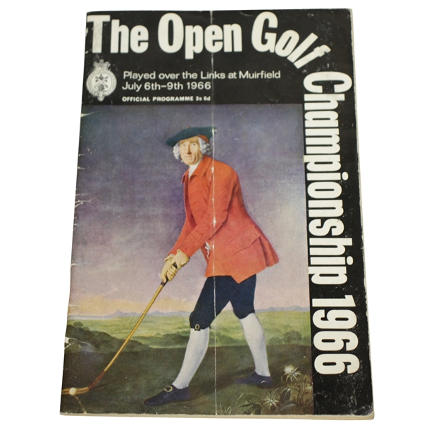 1966 Open Championship at Muirfield Program - Nicklaus 1st Open Win