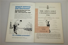1966 Open Championship at Muirfield Program - Nicklaus 1st Open Win