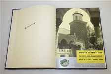 1949 US Open Medinah C.C Hard Cover Program - Cary Middlecoff Win