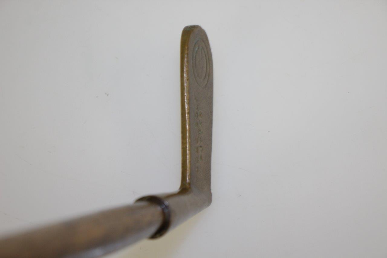 Lot Detail - 1930s Home Golf Putter w/ Brass Head