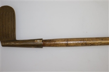 1930s Home Golf Putter w/ Brass Head