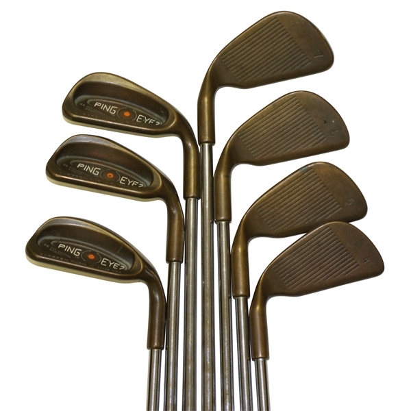 Ping Eye 2 Irons Set 4 - Wedge w/ Matching Serial Numbers