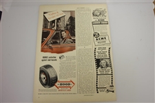 Babe Zaharias Signed 1948 Oversize Wilson Golf Ball Advertisement JSA ALOA