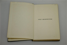 1920 1st Ed 'Golf Architecture: Economy in Course Construction & Green-Keeping' by Dr. Allister MacKenzie