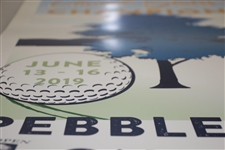 Official 2019 US Open Championship at Pebble Beach Poster - Gary Woodland Winner