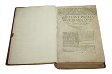 1621 Acts of Parliament of Scotland Book - 1st Mention of Golf in Scotland - Banned!