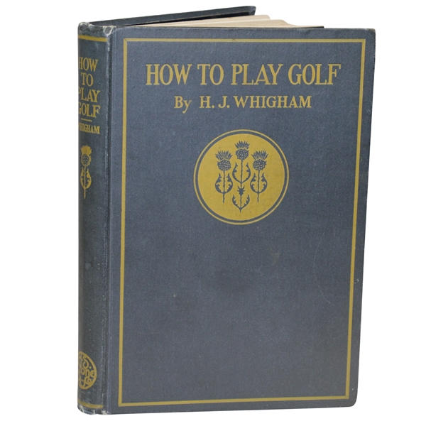 1897 How to Play Golf Book by H.J. Whigham