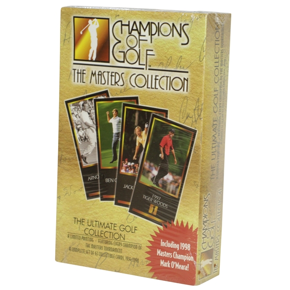 Champions of Golf The Masters Collection Golf Cards - 1934-1998 - Unopened & Sealed 