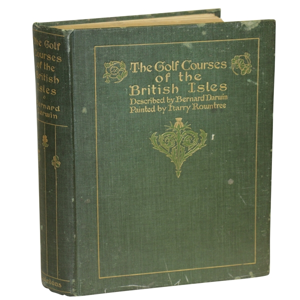 1910 The Golf Courses of the British Isles Book by Bernard Darwin