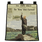 Arnold Palmer Open Championship Farewell Wall Hanging Rug - St Andrews 1995