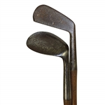 Vintage MacGregor Rustless Cleek Thistle & Percy Atwood Hand Forged Niblick