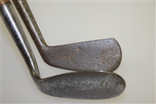 Vintage MacGregor Rustless Cleek Thistle & Percy Atwood Hand Forged Niblick