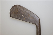 Vintage MacGregor Rustless Cleek Thistle & Percy Atwood Hand Forged Niblick