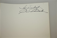 Hogan, Palmer, Nicklaus, Snead, Middlecoff & Nelson Etc. Signed Page JSA ALOA