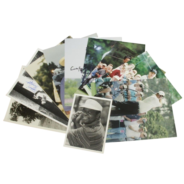 Lighthorse Harry Cooper, Tommy Bolt, Charlie Sifford & Doug Sanders Etc. Signed Photos JSA ALOA