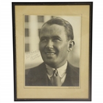 Paul Runyan Signed Oversize Framed Period Photo by Photographer D Scott Chisholm JSA ALOA