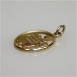 Augusta National Long Term Employee Service Pin - Logo with Ruby