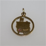 Augusta National Long Term Employee Service Pin - Logo with Ruby