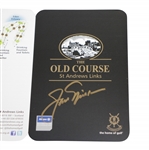 Jack Nicklaus Signed The Old Course at St. Andrews Scorecard in Gold FULL JSA #Z70244