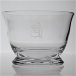 Augusta National Golf Club Members Etched Glass Bowl