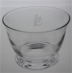 Augusta National Golf Club Members Etched Glass Bowl