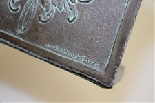 1923 Bronze Golfer Figure Bookends Set