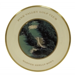 Pine Valley Golf Club Warner Shelly Bowl Ceramic Plate - Featuring 7th Hole