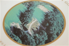 Pine Valley Golf Club Warner Shelly Bowl Ceramic Plate - Featuring 7th Hole