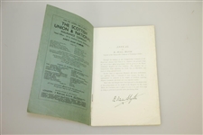 1935 Open Championship at Muirfield Official Programme - Alf Perry Winner