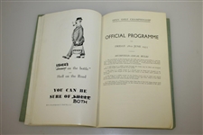 1935 Open Championship at Muirfield Official Programme - Alf Perry Winner