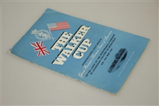 1959 The Walker Cup at Muirfield Program Signed by Team Including Nicklaus JSA ALOA
