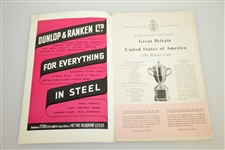 1959 The Walker Cup at Muirfield Program Signed by Team Including Nicklaus JSA ALOA