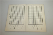 1959 The Walker Cup at Muirfield Program Signed by Team Including Nicklaus JSA ALOA