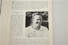 1959 The Walker Cup at Muirfield Program Signed by Team Including Nicklaus JSA ALOA