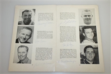 1959 The Walker Cup at Muirfield Program Signed by Team Including Nicklaus JSA ALOA