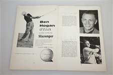 1959 The Walker Cup at Muirfield Program Signed by Team Including Nicklaus JSA ALOA