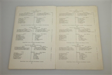 1959 The Walker Cup at Muirfield Program Signed by Team Including Nicklaus JSA ALOA