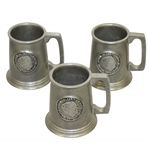 Three 1979 Walter Hagen Celebrity Golf Classic Pewter Tankard/Steins