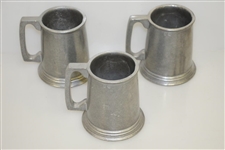 Three 1979 Walter Hagen Celebrity Golf Classic Pewter Tankard/Steins