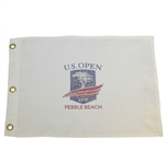2019 US Open at Pebble Beach Bling Embroidered White Flag