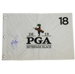 Justin Rose Signed 2019 PGA Championship at Bethpage Flag JSA ALOA