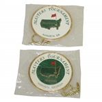 Two Classic Masters Undated Metal Bag Tags in Original Packaging