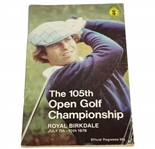 1976 Open Championship at Royal Birkdale Official Program - Johnny Miller Winner