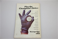 1976 Open Championship at Royal Birkdale Official Program - Johnny Miller Winner