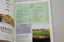 1995 The Scottish Open Championship Carnoustie Official Program & Ticket - Tiger Amateur Content