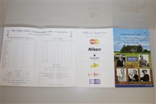 Paul Lawrie & Jean Van de Velde Signed 1999 Open Program with Seldom Seen Final Results Page JSA ALOA