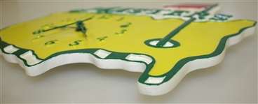Classic Masters Tournament Yellow Logo Golf Wall Clock - Works